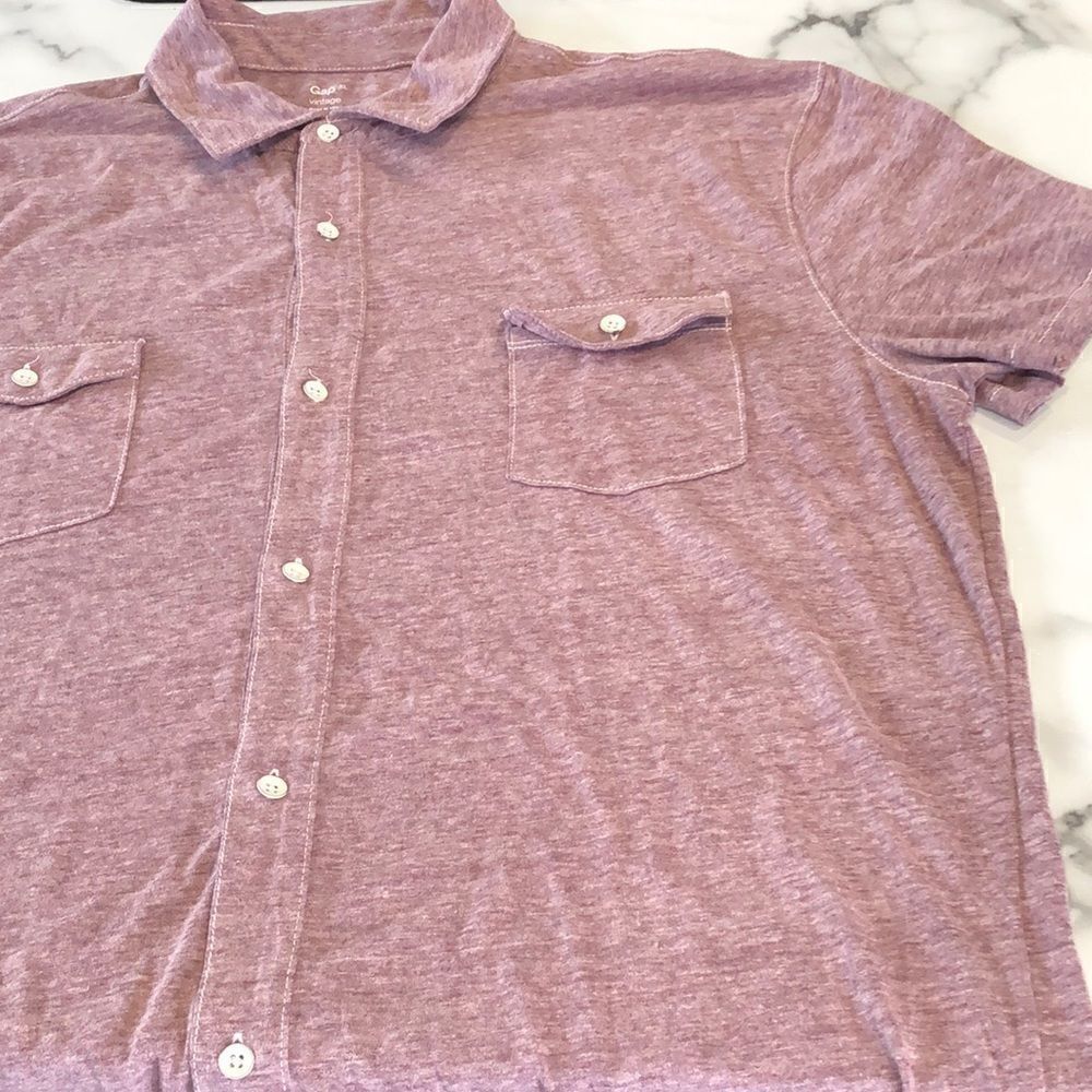 Gap Vintage Short Sleeve Button Up sz. XL